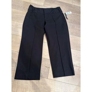 INC INTERNATIONAL CONCEPTS WOMENS BLACK CROPPED PANTS SIZE 8 NEW